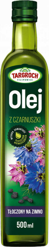 Studeně lisovaný olej z černého kmínu 500ml TARGROCH